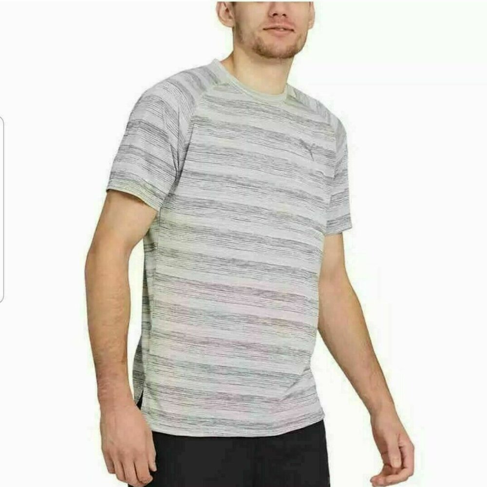 PUMA Men Pace Tee T Shirt Short Sleeve Lightweight Wicking Comfort Stretch - Picture 3 of 7